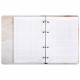 Тетрадь на кольцах А5 160х212 мм, 120 листов, картон, фольга, клетка, BRAUBERG, 