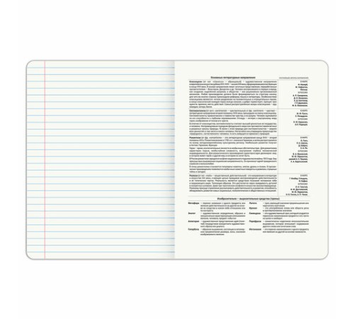 Тетрадь предметная DOG БОБИК 48 л., TWIN-лак, ЛИТЕРАТУРА, линия, подсказ, BRAUBERG, 404790