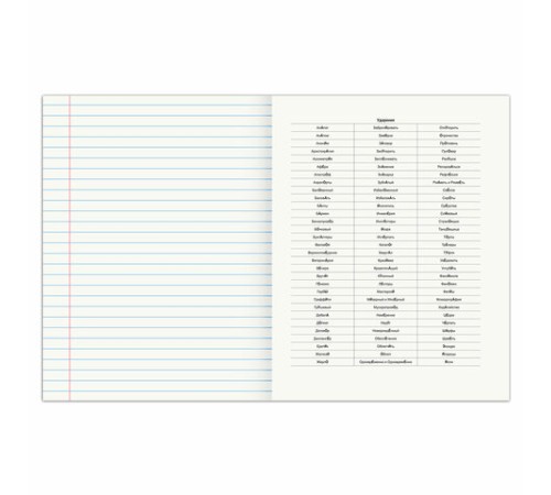 Тетрадь предметная 