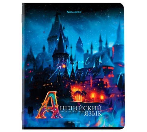 Тетради предметные, КОМПЛЕКТ 12 ПРЕДМЕТОВ, 48 л., глянцевый УФ-лак, BRAUBERG, 