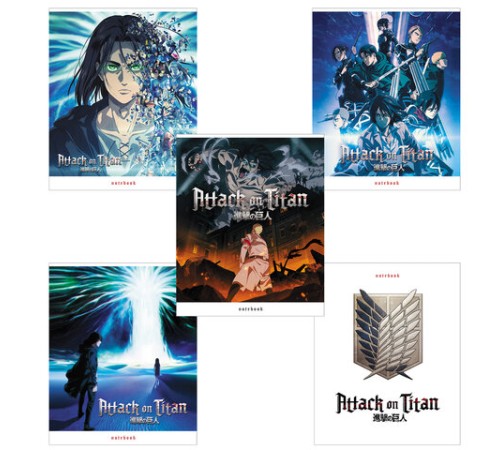 Тетрадь А5, 48 л., HATBER скоба, клетка, обложка картон, Атака Титанов 2 (микс в спайке), 48Т5В1