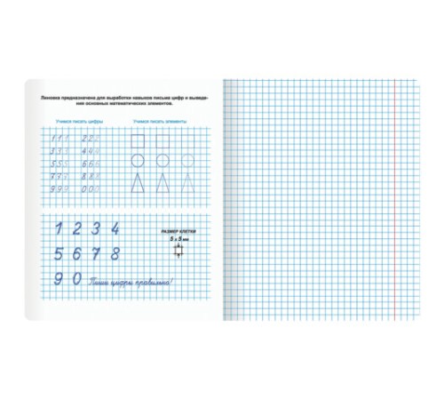 Тетрадь ПРОПИСЬ № 6 12 л. клетка, со справочным материалом, обложка картон, ЮНЛАНДИЯ, 404849