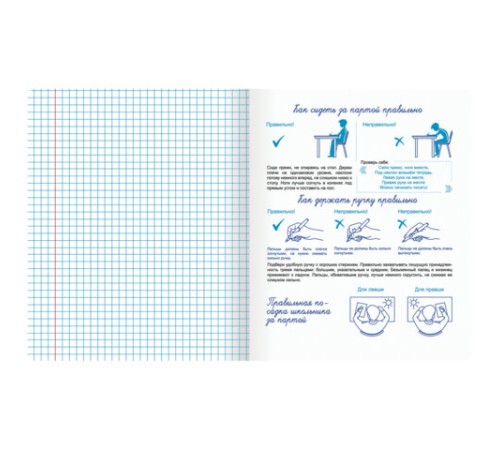 Тетрадь ПРОПИСЬ № 6 12 л. клетка, со справочным материалом, обложка картон, ЮНЛАНДИЯ, 404849