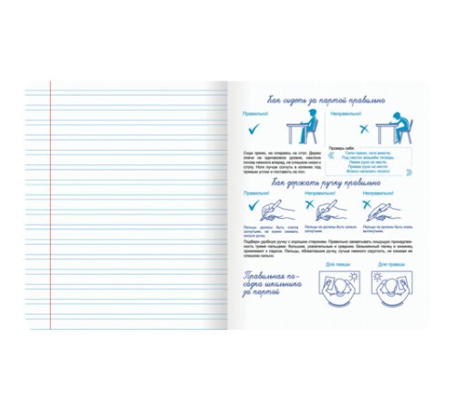 Тетрадь ПРОПИСЬ № 5 12 л. узкая линия, со справочным материалом, обложка картон, ЮНЛАНДИЯ, 404850