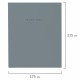 Тетрадь на кольцах А5 175х215 мм, 120 л., твердый картон, матовая ламинация, клетка, BRAUBERG 