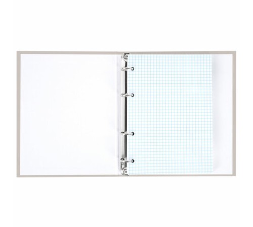 Тетрадь на кольцах А5 175х215 мм, 120 л., твердый картон, матовая ламинация, клетка, BRAUBERG 