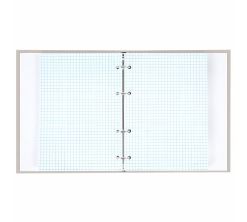 Тетрадь на кольцах А5 175х215 мм, 120 л., твердый картон, матовая ламинация, клетка, BRAUBERG 