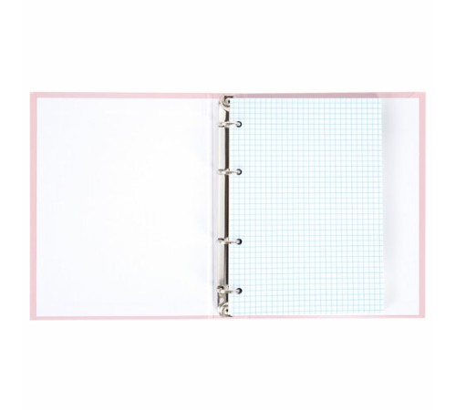 Тетрадь на кольцах А5 175х215 мм, 120 л., твердый картон, матовая ламинация, клетка, BRAUBERG 