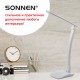 Настольная лампа / светильник SONNEN PH-307, на подставке, светодиодная, 9 Вт, пластик, белый, 236683