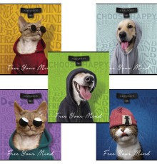 Тетрадь А5 48 л., ПЗБМ, скоба, клетка, конгрев, TWIN-лак, 