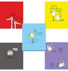 Тетрадь А5 48 л., ПЗБМ, скоба, клетка, матовая ламинация, брайль, 