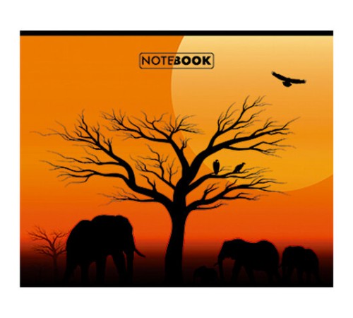 Тетрадь А5 48 л., ПЗБМ, скоба, клетка, матовая ламинация, брайль, 