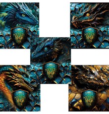 Тетрадь А5 48 л., ПЗБМ, скоба, клетка, фольга, конгрев, выборочный TWIN-лак, 