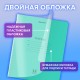 Тетрадь пластиковая обложка (прозрачная) 12 листов, клетка, BRAUBERG 
