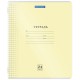 Тетрадь пластиковая обложка (прозрачная) 24 листа, клетка, BRAUBERG 