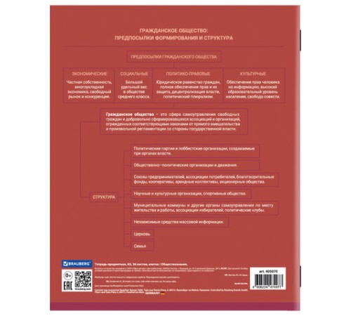 Тетрадь предметная 