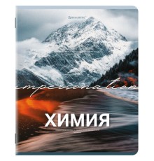 Тетрадь предметная КЛАССИКА ПРИРОДА 48 л., обложка картон, ХИМИЯ, клетка, подсказ, BRAUBERG, 405093