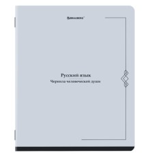 Тетрадь предметная VINTAGE 48 л., SoftTouch, РУССКИЙ ЯЗЫК, линия, подсказ, BRAUBERG, 405157