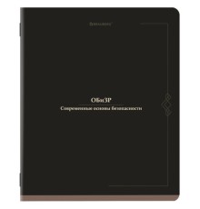 Тетрадь предметная VINTAGE 48 л., SoftTouch, ОБиЗР, клетка, подсказ, BRAUBERG, 405160