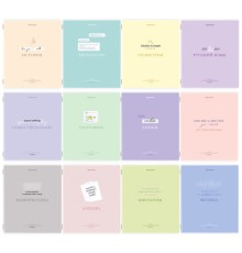 Тетради предметные, КОМПЛЕКТ 12 ПРЕДМЕТОВ, 48 л., обложка картон, BRAUBERG 