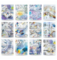 Тетради предметные, КОМПЛЕКТ 12 ПРЕДМЕТОВ, 48 л., глянцевый УФ-лак, BRAUBERG 