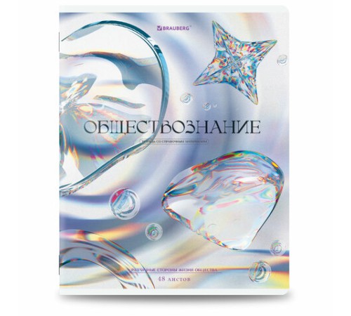 Тетради предметные, КОМПЛЕКТ 12 ПРЕДМЕТОВ, 48 л., глянцевый УФ-лак, BRAUBERG 