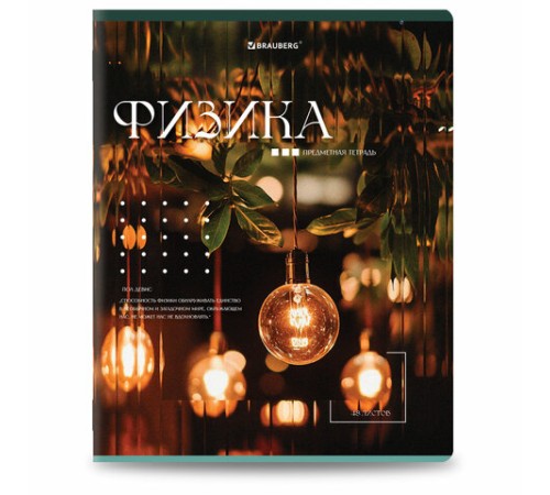 Тетради предметные, КОМПЛЕКТ 12 ПРЕДМЕТОВ, 48 л., глянцевый УФ-лак, BRAUBERG 