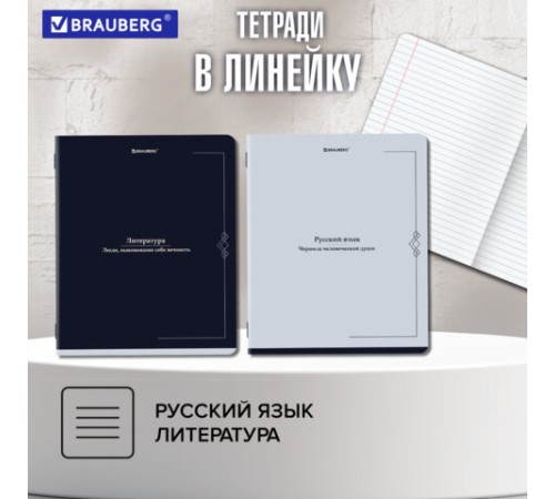 Тетради предметные, КОМПЛЕКТ 12 ПРЕДМЕТОВ, 48 л., SoftTouch, BRAUBERG 