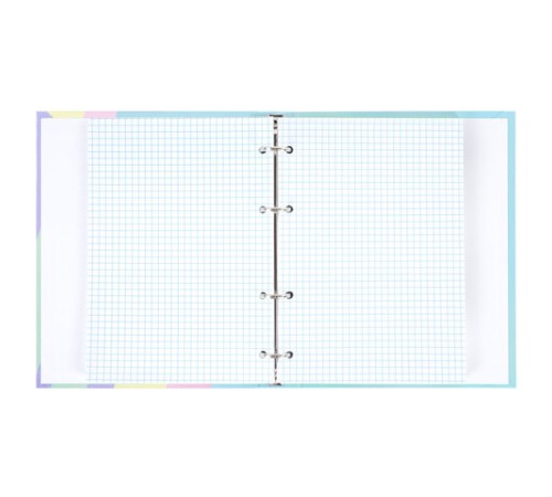 Тетрадь на кольцах А5 175х215 мм, 120 л., твердый картон, клетка, BRAUBERG, кросс-серия PASTEL, 405198