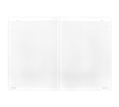 Тетрадь А4 96 л. BRAUBERG, на сшивке с корешком, клетка, обложка картон, 