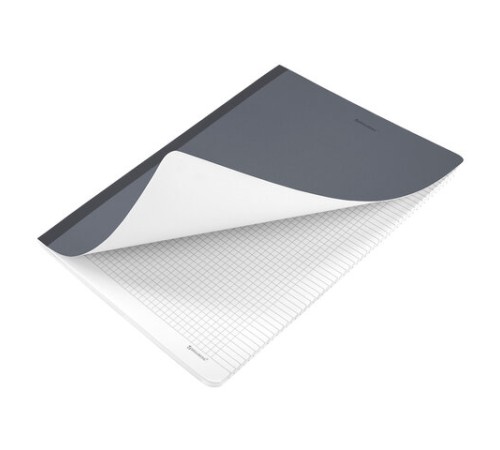 Тетрадь А4 96 л. BRAUBERG, на сшивке с корешком, клетка, обложка картон, 