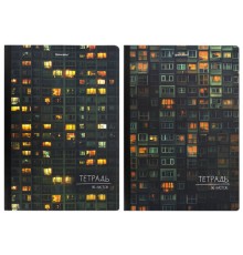 Тетрадь А4 96 л. BRAUBERG, на сшивке с корешком, клетка, обложка картон, 