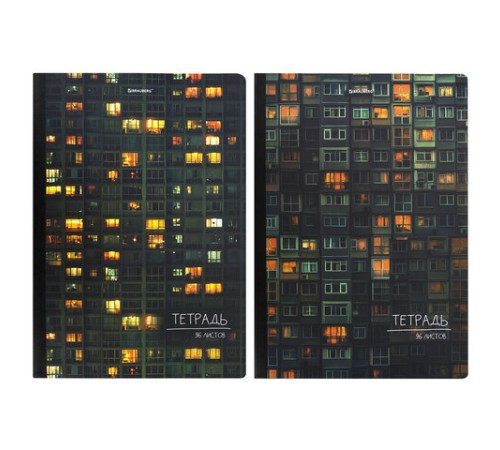 Тетрадь А4 96 л. BRAUBERG, на сшивке с корешком, клетка, обложка картон, 