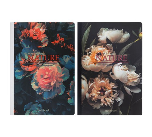 Тетрадь А4 96 л. BRAUBERG, на сшивке с корешком, клетка, обложка картон, 