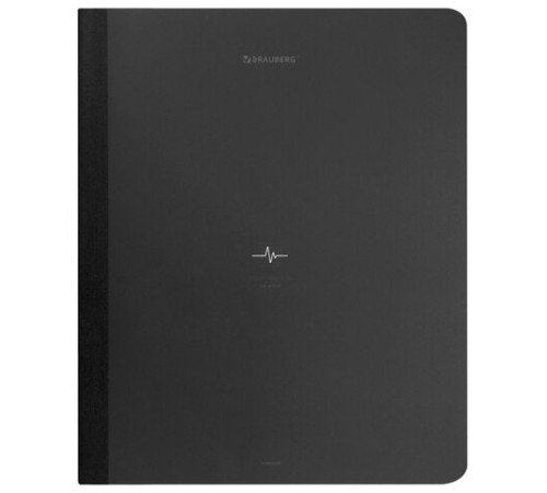 Тетрадь А5 96 л. BRAUBERG, на сшивке с корешком, клетка, обложка картон, 