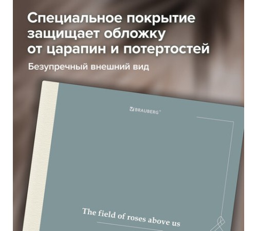 Тетрадь А5 96 л. BRAUBERG, на сшивке с корешком, клетка, обложка картон, 