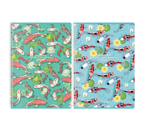 Тетрадь А4, 96 л., BRAUBERG, гребень, клетка, TWIN-лак, 