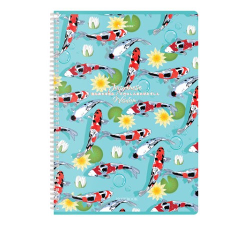 Тетрадь А4, 96 л., BRAUBERG, гребень, клетка, TWIN-лак, 