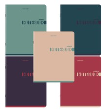 Тетрадь А5, 48 л., BRAUBERG, скоба, клетка, SoftTouch, 