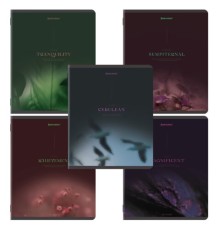 Тетрадь А5, 48 л., BRAUBERG, скоба, клетка, SoftTouch, 