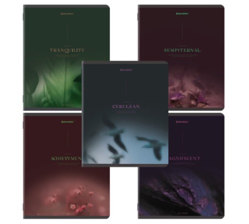 Тетрадь А5, 48 л., BRAUBERG, скоба, клетка, SoftTouch, 