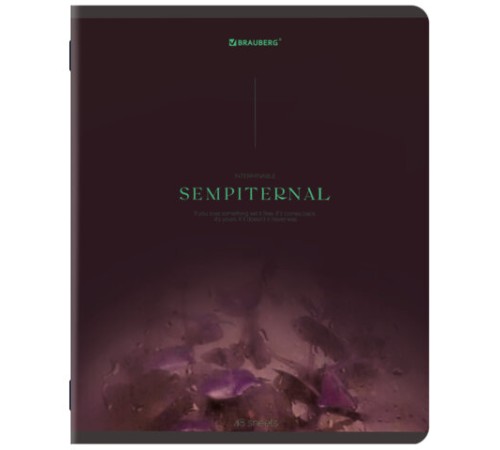 Тетрадь А5, 48 л., BRAUBERG, скоба, клетка, SoftTouch, 