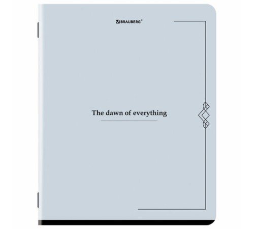 Тетрадь А5, 48 л., BRAUBERG, скоба, клетка, SoftTouch, 