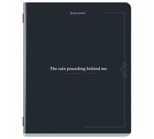 Тетрадь А5, 48 л., BRAUBERG, скоба, клетка, SoftTouch, 