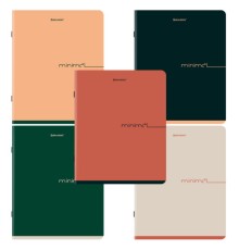 Тетрадь А5, 48 л., BRAUBERG, скоба, клетка, SoftTouch, 