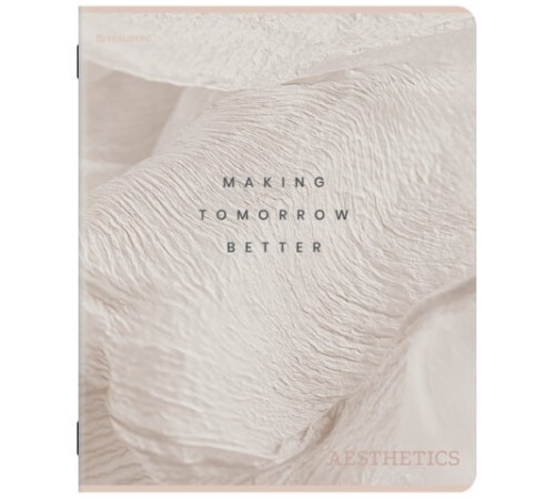 Тетрадь А5, 48 л., BRAUBERG, скоба, клетка, SoftTouch, 