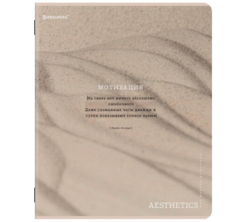 Тетрадь А5, 48 л., BRAUBERG, скоба, клетка, SoftTouch, 