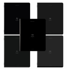 Тетрадь А5, 48 л., BRAUBERG, скоба, клетка, SoftTouch, 