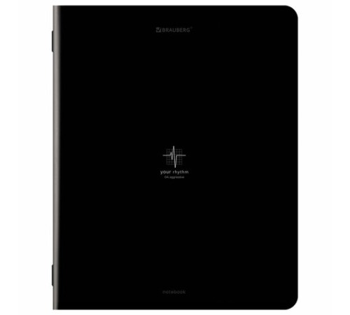 Тетрадь А5, 48 л., BRAUBERG, скоба, клетка, SoftTouch, 