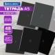 Тетрадь А5, 48 л., BRAUBERG, скоба, клетка, SoftTouch, 